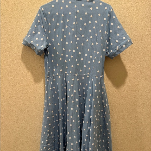 1950s polka dot dress with belt - Picture 5 of 5